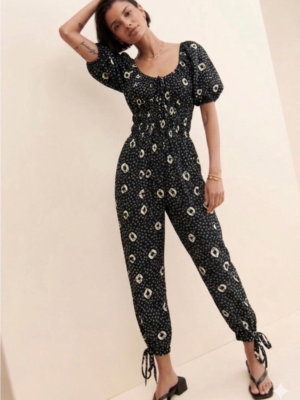 Beachgold Anthropologie Pia Jumpsuit-XS